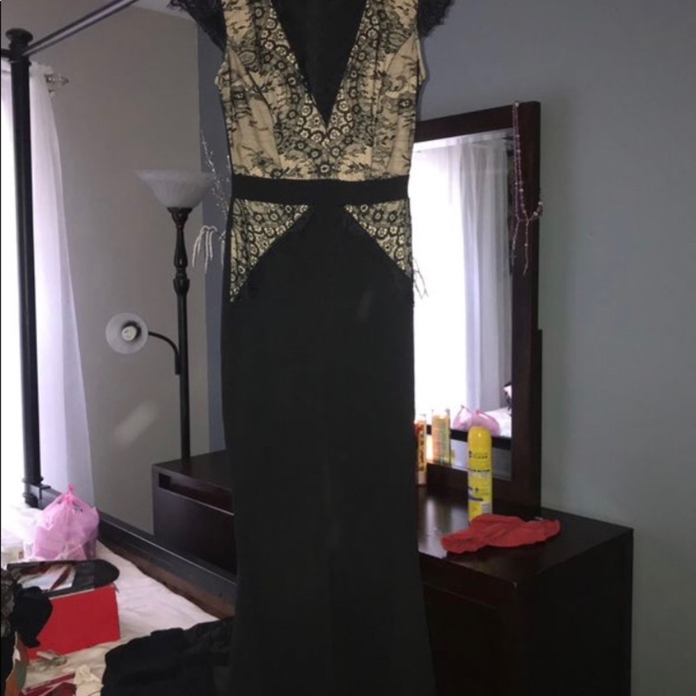 Black long prom dress - Picture 2 of 4